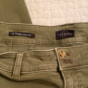 Talbots Women's Khaki Ankle Jeans